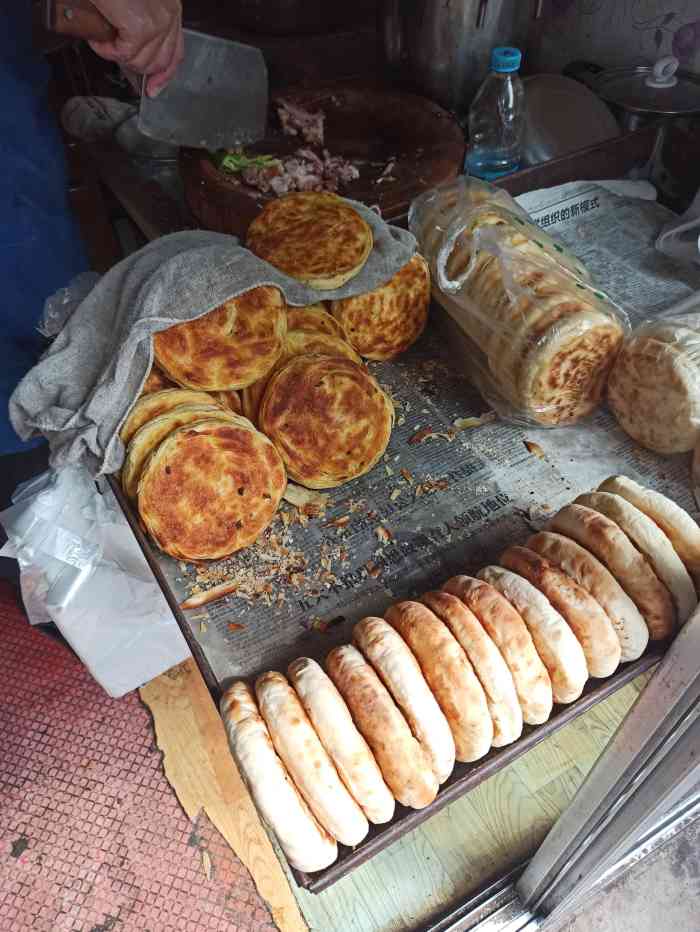 绥德油旋肉夹饼-"来世若是吃不胖,吃遍世界又何妨!这个油.