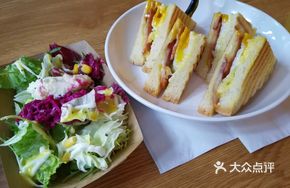 Ham Bacon Cheese Sandwich