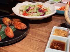 -明洞阿姨·韩式酱蟹烤肉·创意料理(三元桥店)