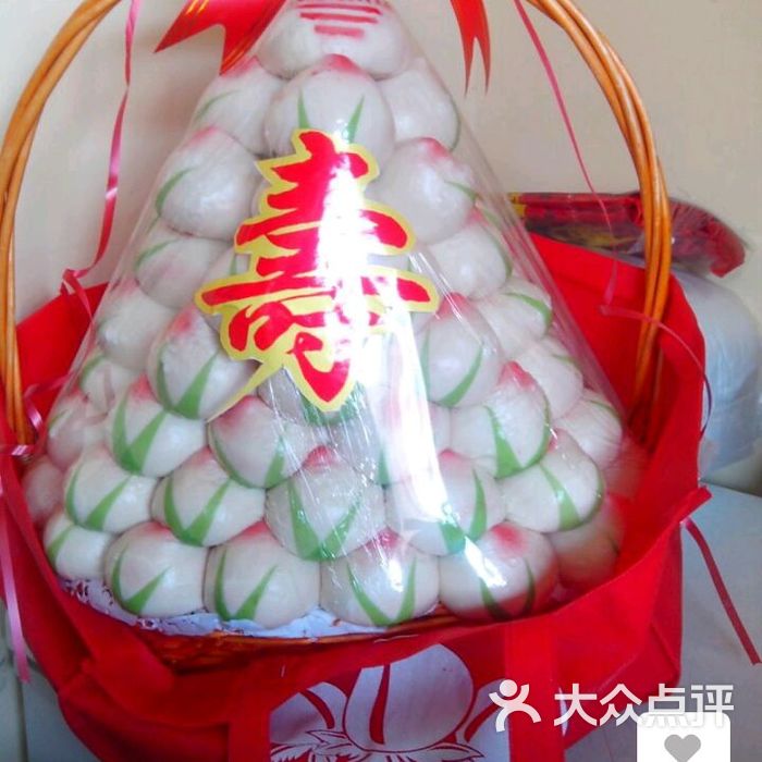 三桃园寿桃图片-北京快餐简餐-大众点评网