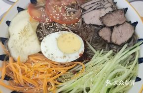 Buckwheat Thick Black Gold Grilled Meat Cold Noodles