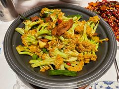 干锅菜花-小河盐帮·私家菜·烤鸭(三元桥·霄云路店)