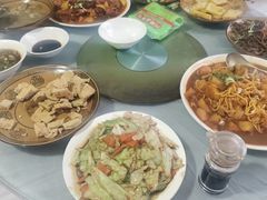-陕北农家小吃风干羊肉剁荞面
