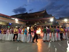 -摩梭传统篝火晚会