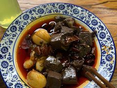 辣子蒜牛血-兄弟俩老李家牛肉汤(总店)