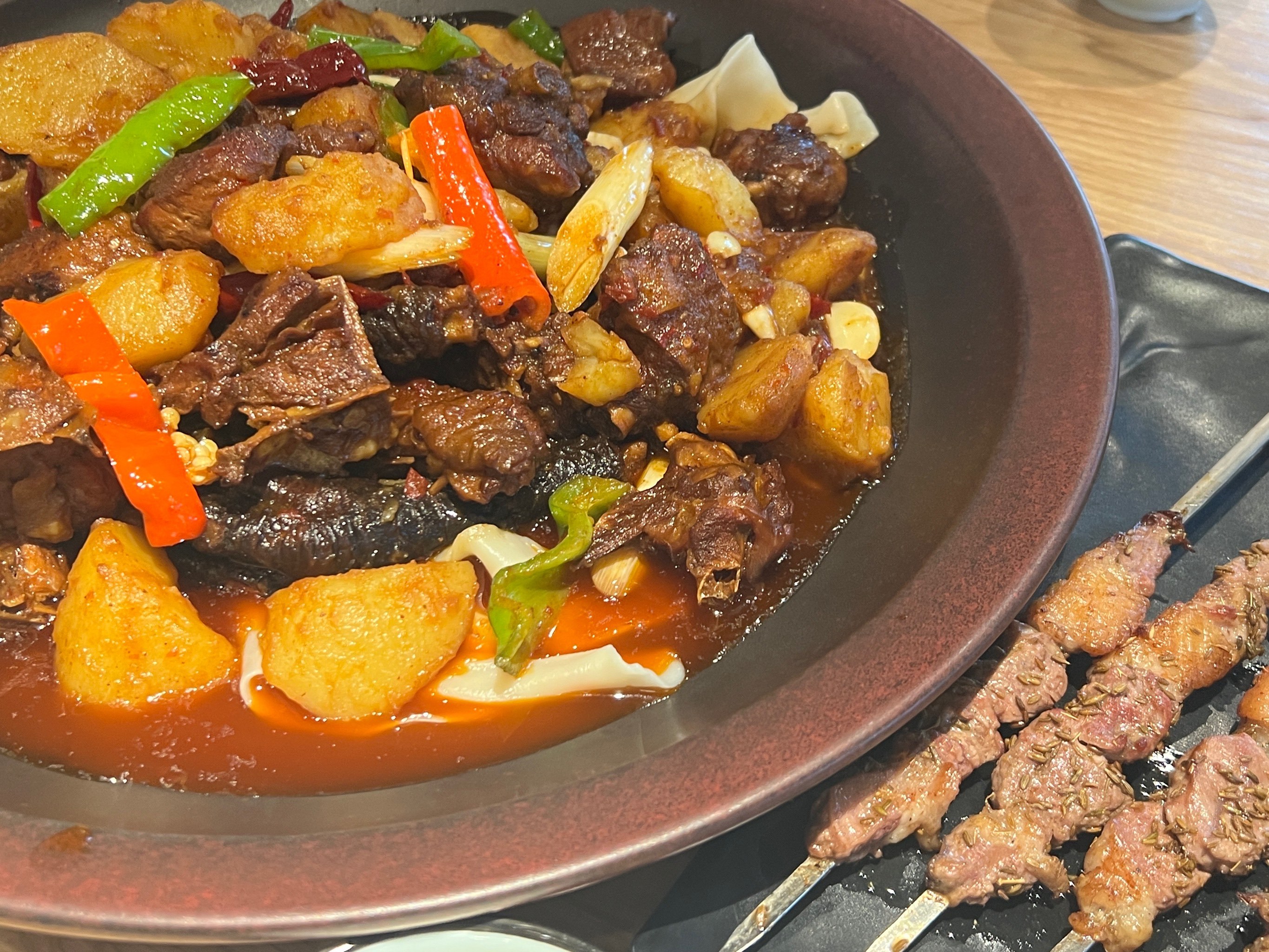 在燕郊:新疆特色沙湾大盘鸡