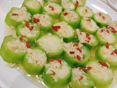 蒜蓉蒸丝瓜-巫记鸡饭店
