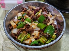 姜葱炒上什-红旗山庄(圭峰山店)