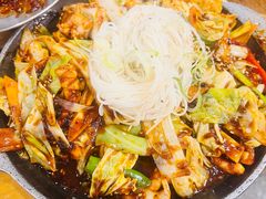 炒鱿鱼-姜虎东白丁韩国烤肉(吉利大厦店)