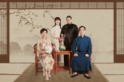 -时光纪亲子全家福照相馆(静安店母女写真父母纪念照)