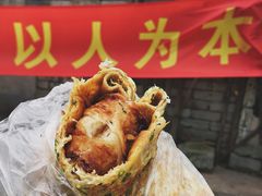 -正宗杂粮煎饼香软鸡蛋饼