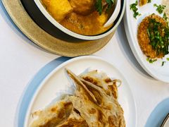 咖喱时蔬配手抓饼-若蘭慈·无国界素食料理(欢乐海岸店)