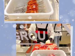 烤串制作-延边河坝烧烤串城(车公庙店)