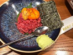 生牛肉拌海胆-九州酒场ひこぞう(1号店)
