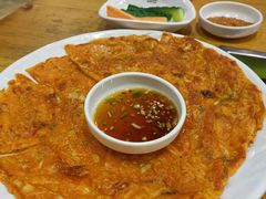 泡菜饼-喇喇排骨火锅·传统韩式脊骨汤(望京西园总店)