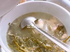唐葛菜生鱼汤（中）/55苑-腰记饭店(龙源路店)