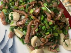 雪菜炒羊肉丝-蔡阿水羊肉店