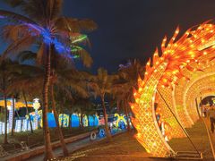 -欢乐海岸椰林沙滩-2025湾区超级灯会
