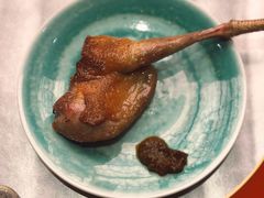 鸽子半身烧有马山椒酱-鳥喜Toriki怀石烧鸟料理