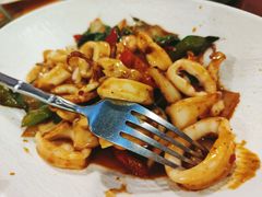 泰式辣椒膏炒墨鱼仔-simply thai天泰(长泰广场店)