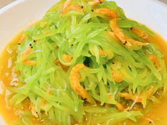 甜晒虾皮炒青笋丝-味莊·青岛菜(云霄路店)
