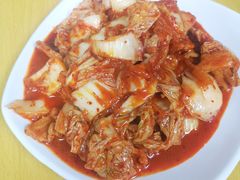 辣白菜炒五花肉-屋里家延边朝鲜族冷面(南园店)