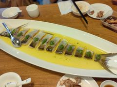 椒麻鸡汁大白鱼-品大三·经典淮扬菜(大行宫店)