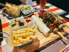 烤牛肉串拼盘套餐-遇见西木美式餐厅(体育路店)