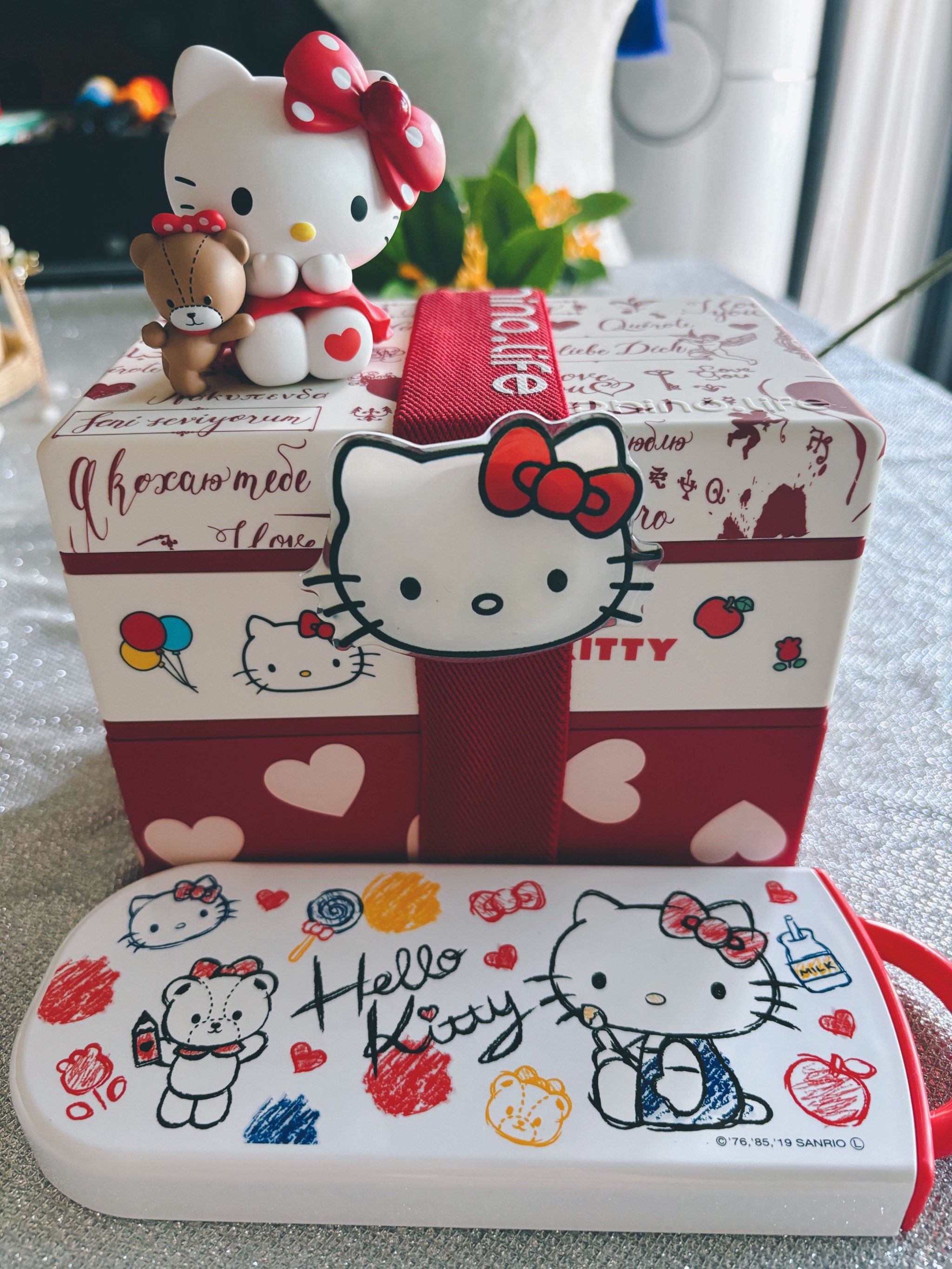 我也有自己的kitty饭盒了