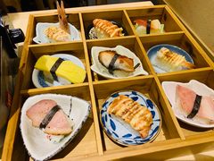 火炙九宫格寿司拼盘-柏鮨寿司.刺身.定食(米山町地中海店)