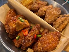 炸鸡翅一半一半-富乐满韩国正宗炸鸡韩国料理(虹泉路店)
