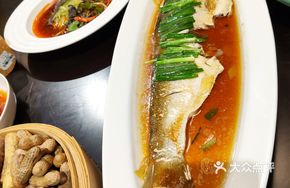Steamed Sea Bass with Sauce