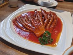 玉扇酥茄-海荣锅贴馆(五味十字店)