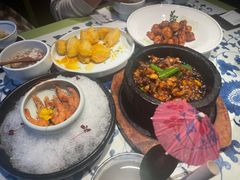 石锅杭椒牛蛙-桂满陇天书(南京德基旗舰店)