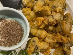 香炸手拨蛎黄-开海·红岛海鲜虾水饺(石老人店)
