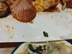 -东来菜馆•手抓海鲜家常菜•海鲜锅贴(鸽子窝店)