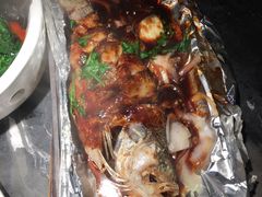 酱烤活鲈鱼-新白鹿餐厅(虹桥南丰城店)