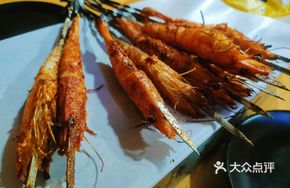 Stewed and Grilled Large Shrimp