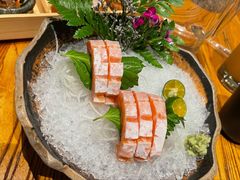 三文鱼鱼腩-黑牛の店·和牛烧肉(合生汇店)
