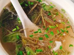 莼菜肉丝汤-湖山人家·湖景餐厅·特色农家菜(太湖西山店)