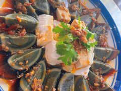 皮蛋拌豆腐-野渡坡·极致湘菜·庭院餐厅(汉阳店)