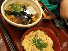 亲子丼乌冬面套餐-杵屋(京都ポルタ店)