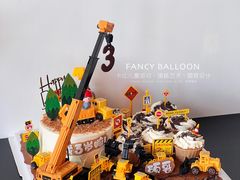 -卡比儿童蛋糕·心意定制·低脂零卡糖动物奶油FancyBALLOON(滨海店)