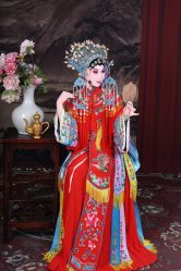 -后宫·古装汉服京剧儿童亲子全家福摄影