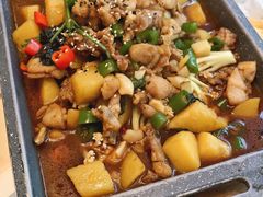 双椒紫苏牛蛙-意卡菲·欢乐聚会餐厅(华侨店)