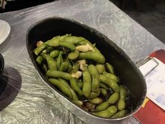 脆爽凉拌毛豆-靓靓蒸虾(中山公园店)