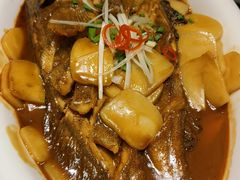年糕烧大连黄鱼-青雅中餐厅(大连金石滩绿发希尔顿度假酒店)