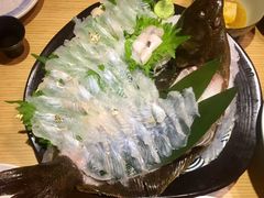 活比目鱼刺身-富山日式料理(宽厚里店)