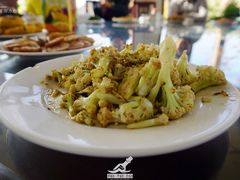 孜然菜花-望湖烤鱼