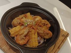 咸蛋黄焗爆膏罗氏虾-稻香海鲜饭店(第一国际店)